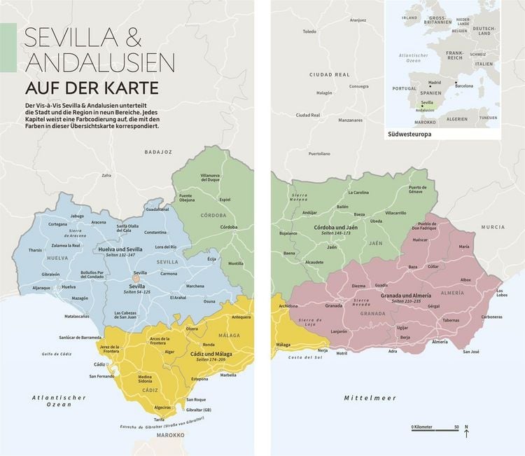Produktbild: Vis-&agrave;-Vis Reisef&uuml;hrer Sevilla & Andalusien