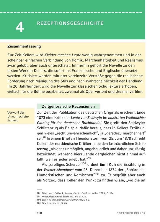 Produktbild: Kleider machen Leute von Gottfried Keller