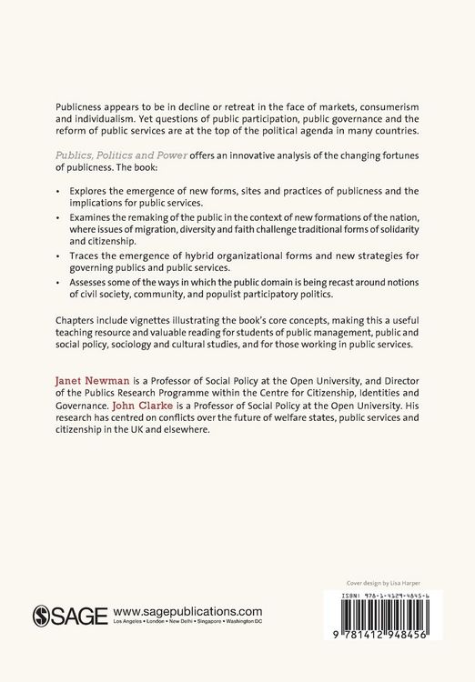 Produktbild: Publics, Politics and Power