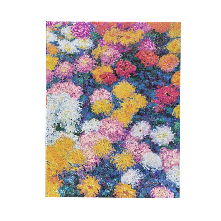 Produktbild: Hardcover Notizbuch, Monets Chrysanthemen, Ultra, Unliniert