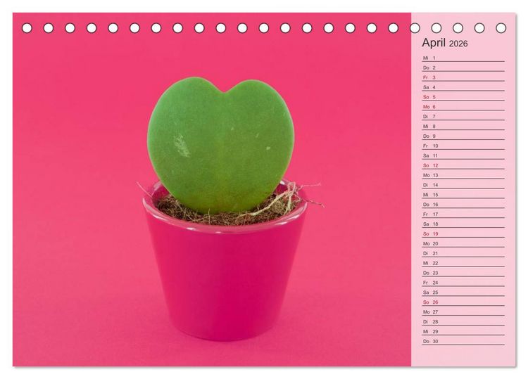 Produktbild: Tage von Herzen (Tischkalender 2026 DIN A5 quer), CALVENDO Monatskalender