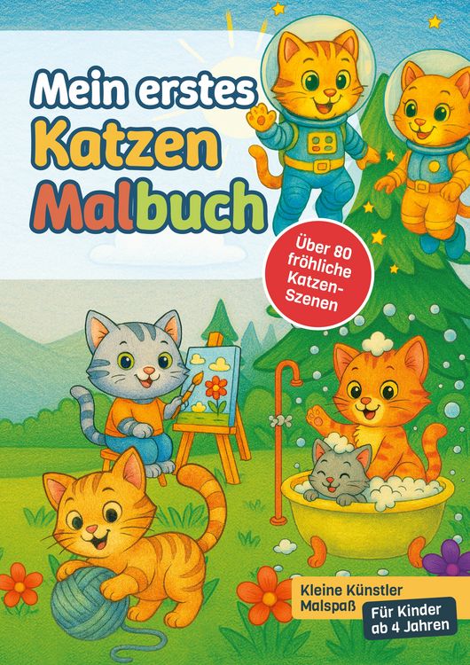 Produktbild: Mein erstes Katzen-Malbuch