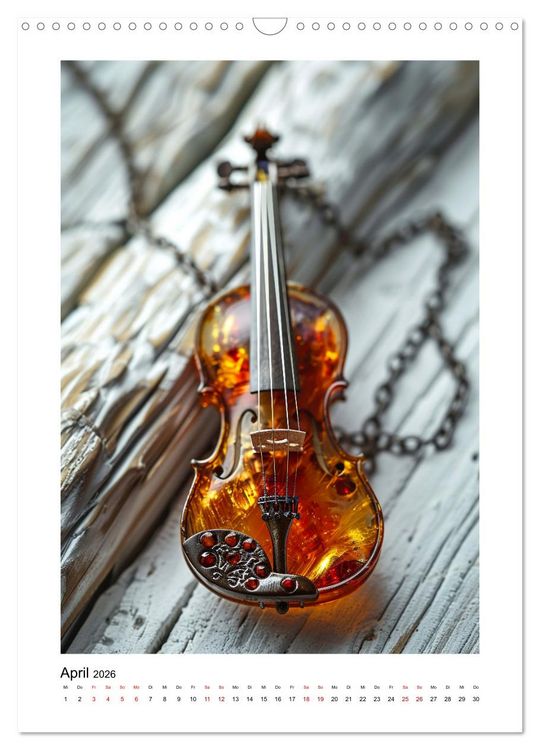 Produktbild: Fantastische Violine (Wandkalender 2026 DIN A3 hoch), CALVENDO Monatskalender