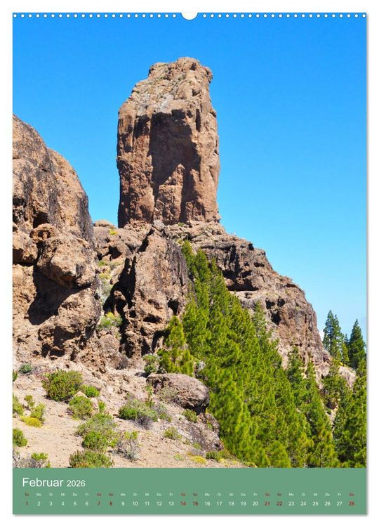 Produktbild: Erlebe mit mir Gran Canaria (Wandkalender 2026 DIN A2 hoch), CALVENDO Monatskalender