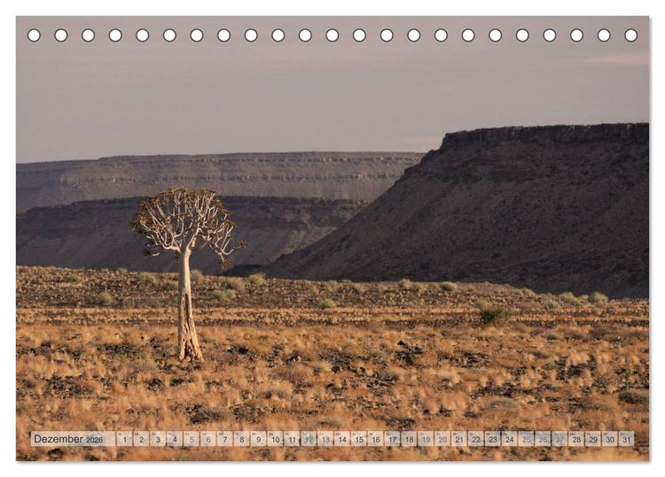 Produktbild: NAMIBIA Christian Heeb (Tischkalender 2026 DIN A5 quer), CALVENDO Monatskalender
