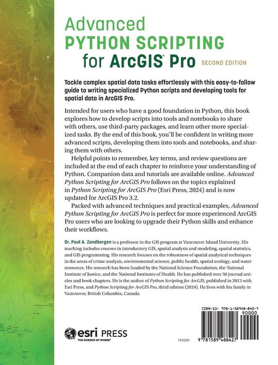 "Advanced Python Scripting for ArcGIS Pro" auf Englisch kaufen