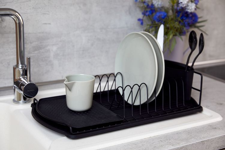 Produktbild: Geschirrabtropfer Mod. Basic Schwarz, f&uuml;r die Sp&uuml;le