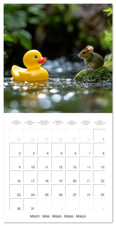 Produktbild: Yellow Travelers (Wall Calendar 2026 12 &times; 12 Inch) CALVENDO 12 Month Wall Calendar