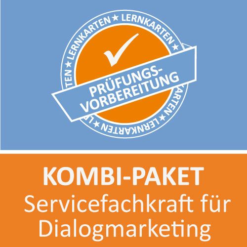 Produktbild: Kombi-Paket Servicefachkraft f&uuml;r Dialogmarketing Lernkarten
