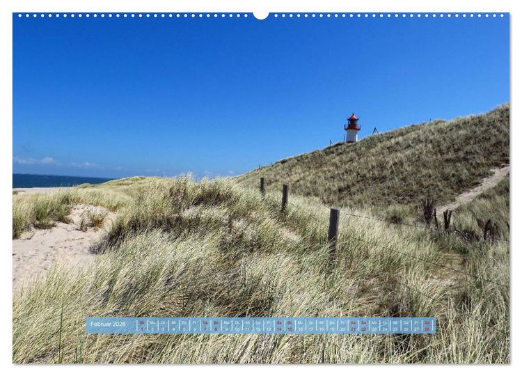 Produktbild: Unendliche Weite Sylts - Faszinierende Landschaftsaufnahmen (hochwertiger Premium Wandkalender 2026 DIN A2 quer), Kunstdruck in Hochglanz