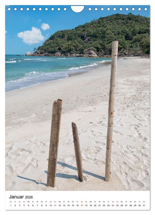 Produktbild: Traumhafte Str&auml;nde in Asien (Wandkalender 2026 DIN A4 hoch), CALVENDO Monatskalender