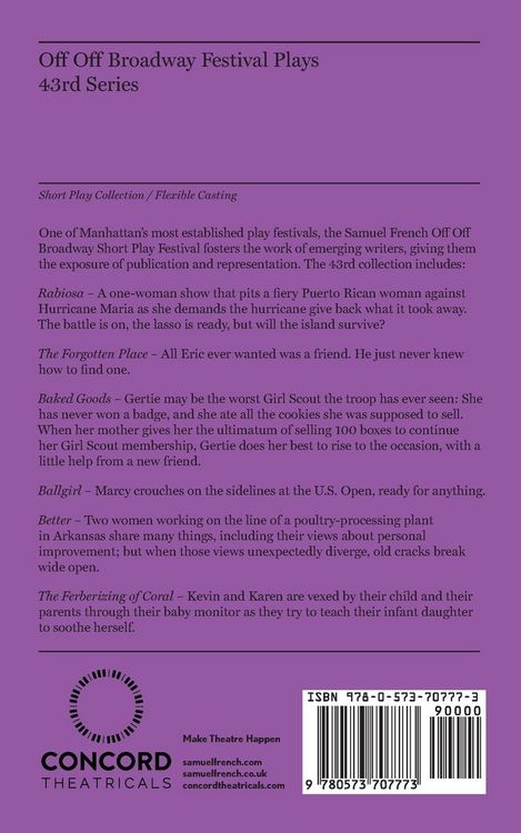 Produktbild: Off Off Broadway Festival Plays, 43rd Series