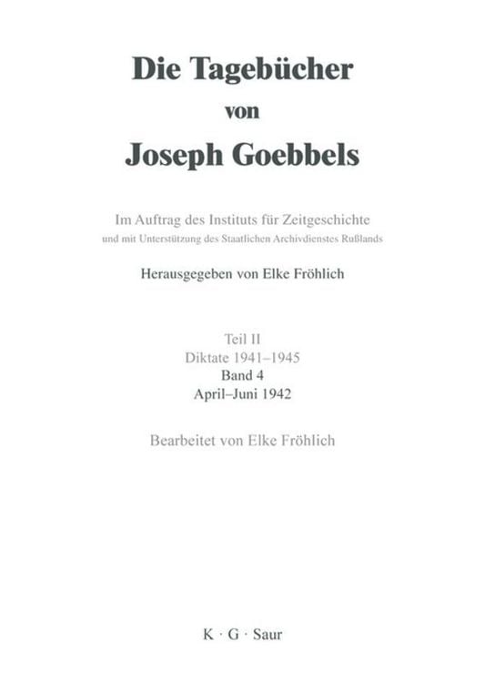 Produktbild: April - Juni 1942