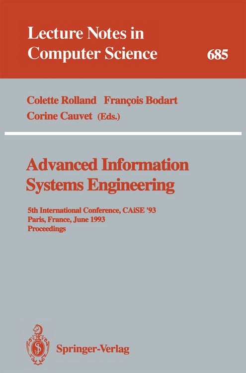 Produktbild: Advanced Information Systems Engineering