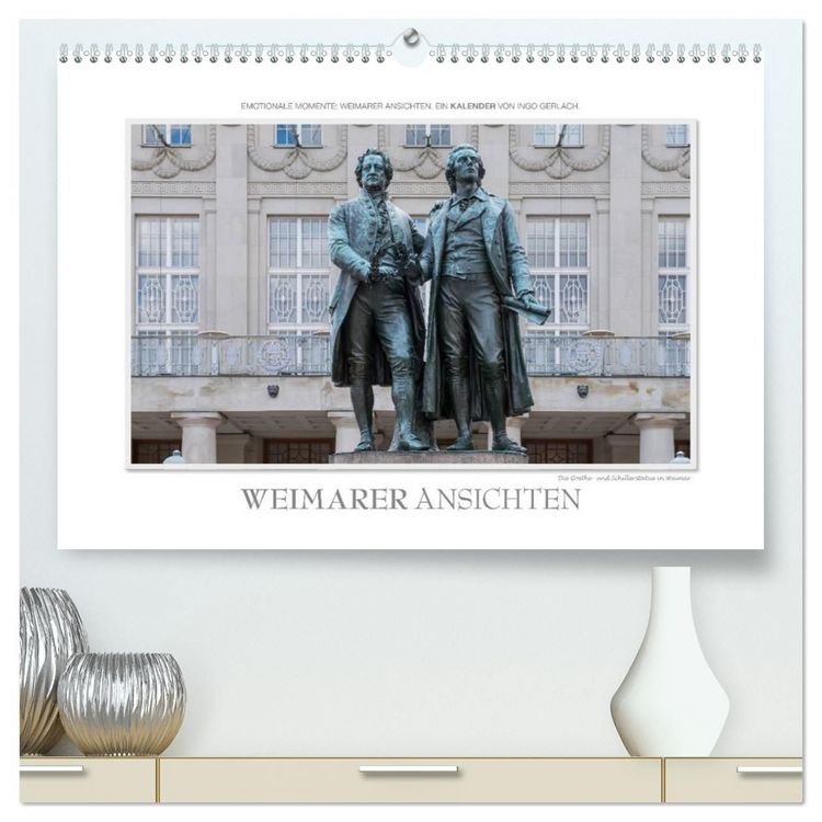 Produktbild: Emotionale Momente: Weimarer Ansichten. (hochwertiger Premium Wandkalender 2027 DIN A2 quer), Kunstdruck in Hochglanz