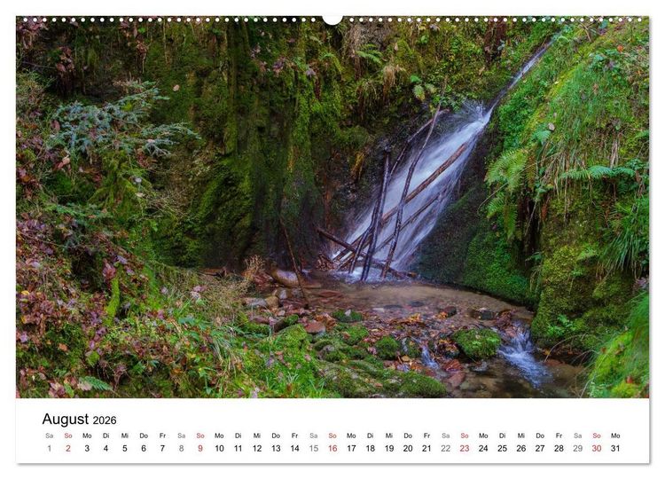 Produktbild: Naturerlebnis Nordschwarzwald (hochwertiger Premium Wandkalender 2026 DIN A2 quer), Kunstdruck in Hochglanz