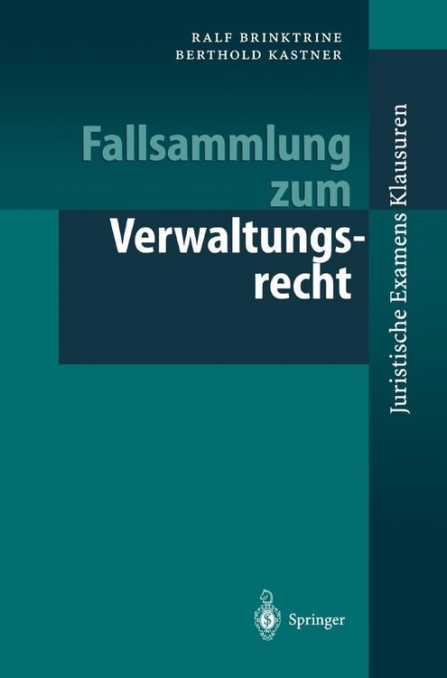 Produktbild: Fallsammlung zum Verwaltungsrecht