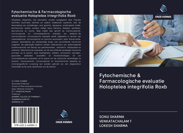 Produktbild: Fytochemische & Farmacologische evaluatie Holoptelea integrifolia Roxb