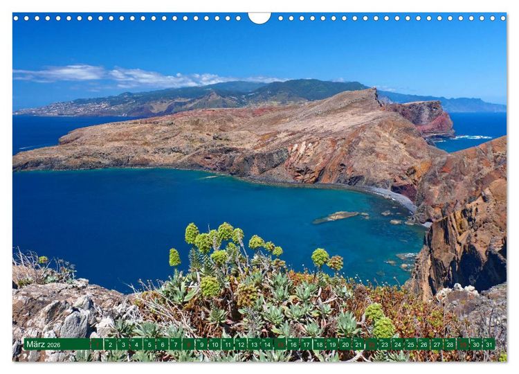 Produktbild: Madeira Blumeninsel im Atlantik (Wandkalender 2026 DIN A3 quer), CALVENDO Monatskalender