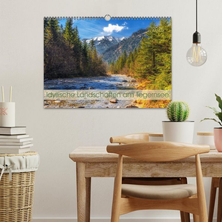 Produktbild: Idyllische Landschaften am Tegernsee (Wandkalender 2026 DIN A3 quer), CALVENDO Monatskalender