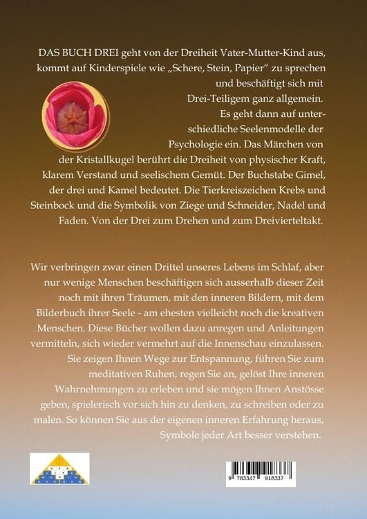 Produktbild: DAS BUCH DREI; Dreiteilung allgemein; Seelenmodelle der Psychologie, Grimm-M&auml;rchen von der Kristallkugel; Tierkreiszeichen Krebs und Steinbock;