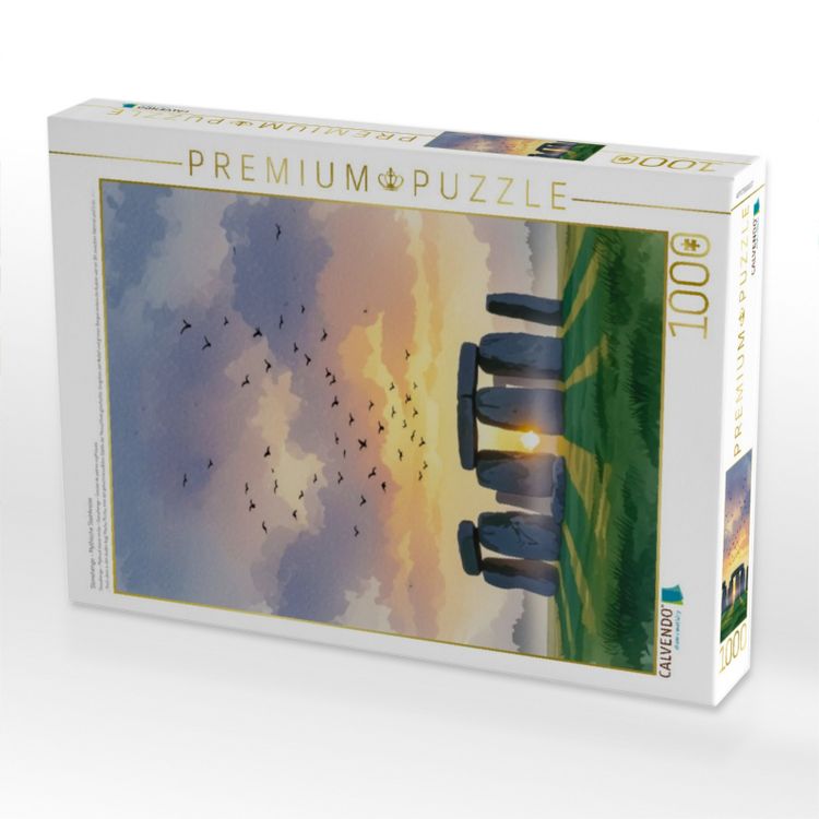 Produktbild: CALVENDO Puzzle Stonehenge - Mythische Steinkreise | 1000 Teile Lege-Gr&ouml;&szlig;e 64x48cm Foto-Puzzle f&uuml;r gl&uuml;ckliche Stunden