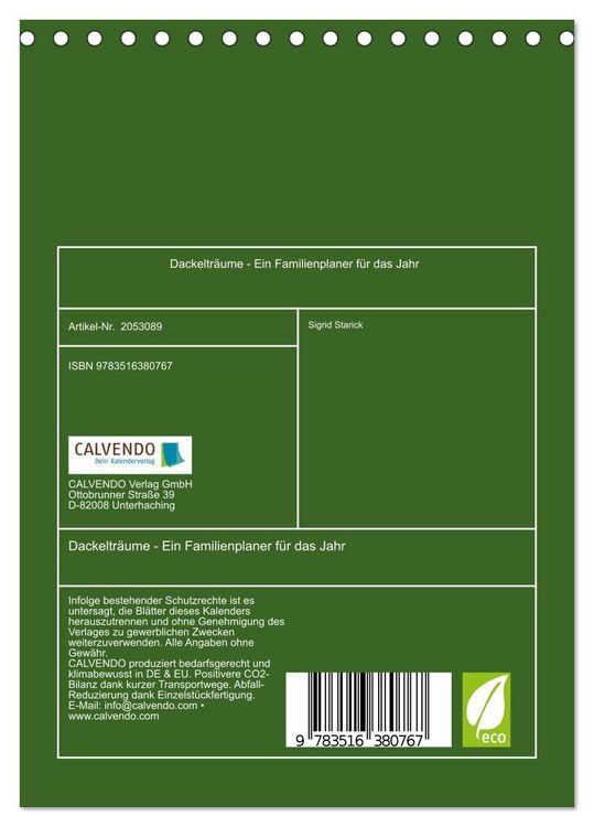 Produktbild: Dackeltr&auml;ume - Ein Familienplaner f&uuml;r das Jahr (Tischkalender 2026 DIN A5 hoch), CALVENDO Monatskalender