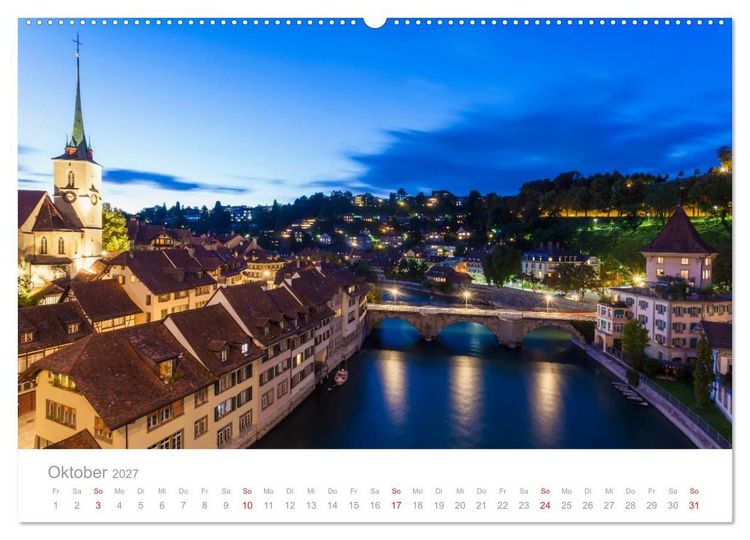 Produktbild: Reise durch die SCHWEIZ (Wandkalender 2027 DIN A2 quer), CALVENDO Monatskalender