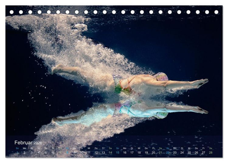 Produktbild: FREUBAD (Tischkalender 2026 DIN A5 quer), CALVENDO Monatskalender