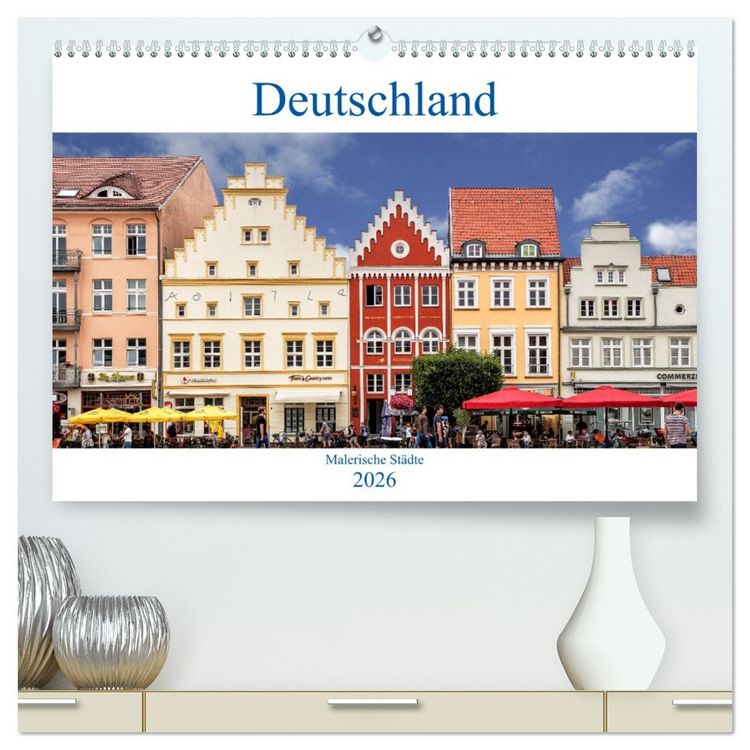 Produktbild: Deutschland - Malerische St&auml;dte (hochwertiger Premium Wandkalender 2026 DIN A2 quer), Kunstdruck in Hochglanz
