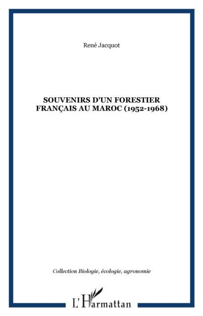 Produktbild: Souvenirs d'un forestier francais Maroc