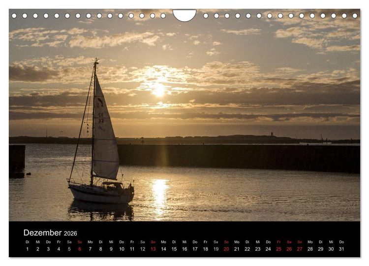 Produktbild: Helgoland - idyllische Nordseeinsel (Wandkalender 2026 DIN A4 quer), CALVENDO Monatskalender