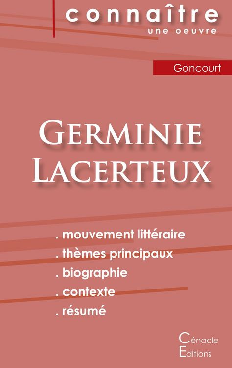 Produktbild: Fiche de lecture Germinie Lacerteux (Analyse litt&eacute;raire de r&eacute;f&eacute;rence et r&eacute;sum&eacute; complet)