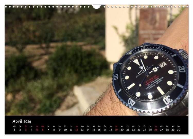 Produktbild: Watch Wristshots Worldwide (Wandkalender 2026 DIN A3 quer), CALVENDO Monatskalender