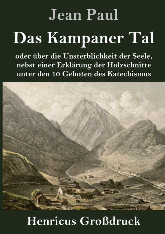 Produktbild: Das Kampaner Tal (Gro&szlig;druck)