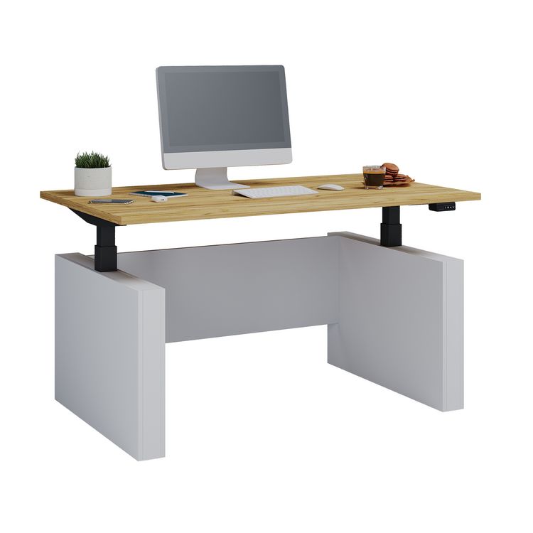 Produktbild: Schreibtisch h&ouml;henverstellbar Salia 140x80