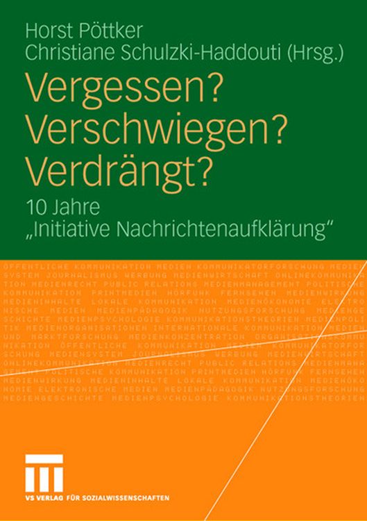 Produktbild: Vergessen? Verschwiegen? Verdr&auml;ngt?
