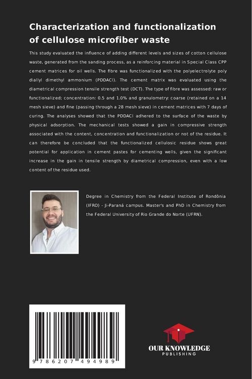 Produktbild: Characterization and functionalization of cellulose microfiber waste