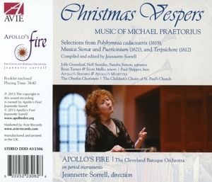 Produktbild: Christmas Vespers: Music of Michael Praetorius