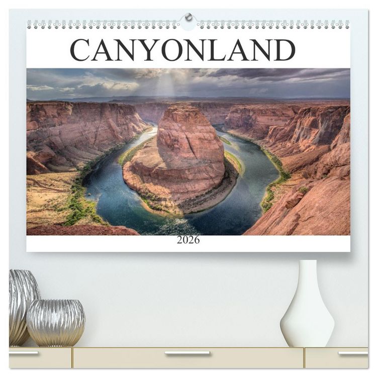 Produktbild: CANYONLAND, USA (hochwertiger Premium Wandkalender 2026 DIN A2 quer), Kunstdruck in Hochglanz