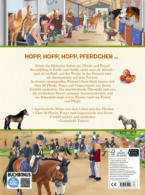 Produktbild: Mein riesengro&szlig;es WimmelSuchBuch: Pferde & Ponys