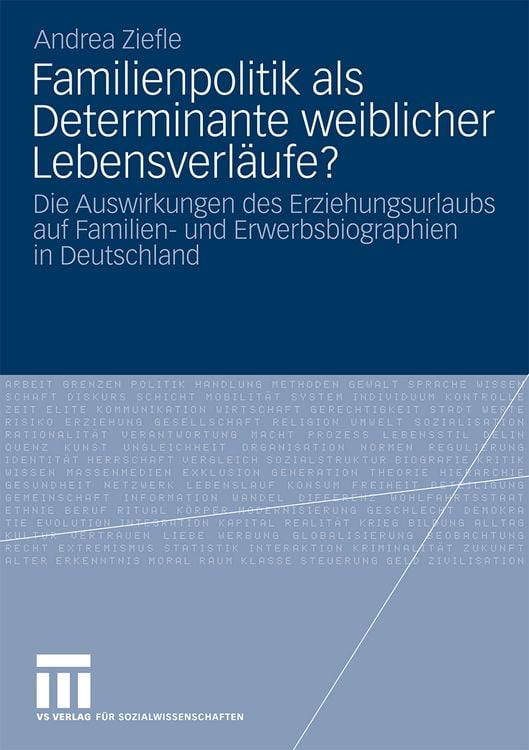 Produktbild: Familienpolitik als Determinante weiblicher Lebensverl&auml;ufe?