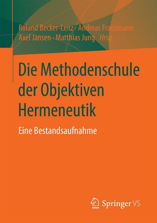 Produktbild: Die Methodenschule der Objektiven Hermeneutik
