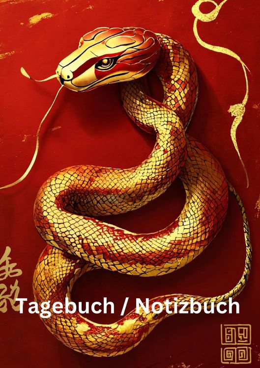 Produktbild: Tagebuch / Notizbuch Chinesische Tierkreis Schlange