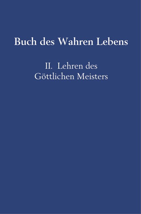 Produktbild: Buch des Wahren Lebens