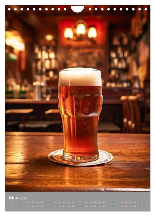 Produktbild: Beer (Wall Calendar 2026 DIN A4 portrait), CALVENDO 12 Month Wall Calendar