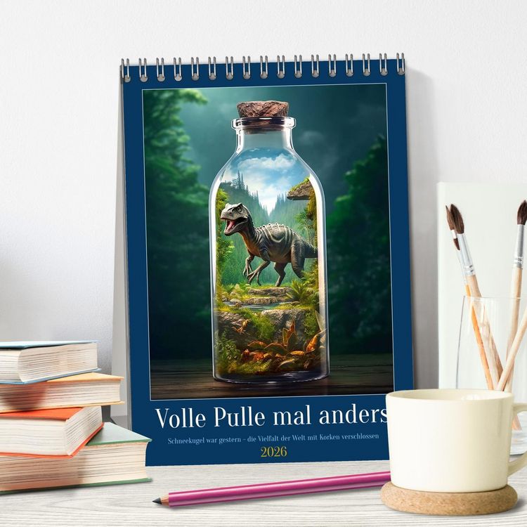 Produktbild: Volle Pulle mal anders (Tischkalender 2026 DIN A5 hoch), CALVENDO Monatskalender