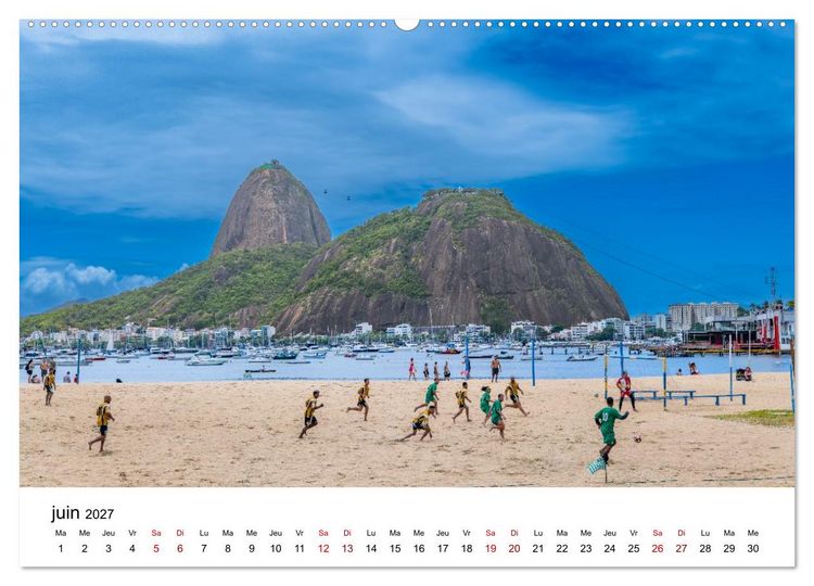 Produktbild: RIO DE JANEIRO Contrastes. Couleurs. Lumi&egrave;re. (Calendrier mural 2027 DIN A2 vertical), CALVENDO calendrier mensuel