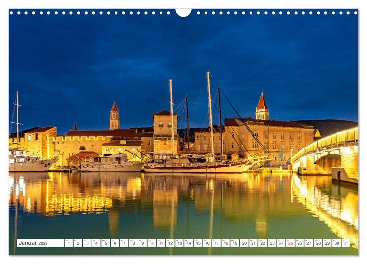 Produktbild: Kroatien - Welterbe Trogir (Wandkalender 2026 DIN A3 quer), CALVENDO Monatskalender