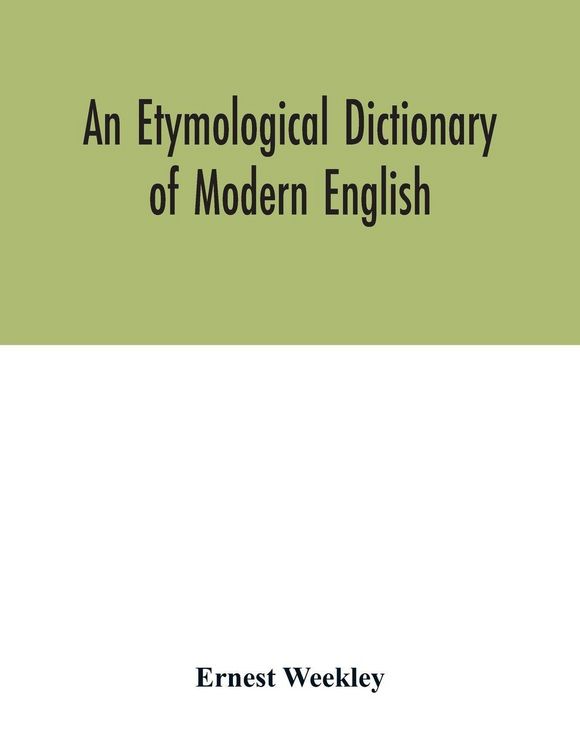 Produktbild: An etymological dictionary of modern English